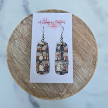 Load image into Gallery viewer, Haunted Bookshelf Mini Bar Earrings