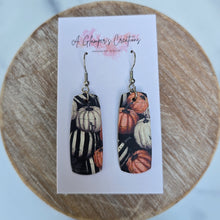 Load image into Gallery viewer, Pumpkin Mini Bar Earrings