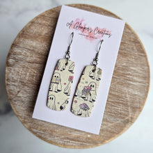 Load image into Gallery viewer, Reading Ghosts Mini Bar Earrings