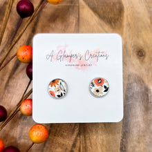 Load image into Gallery viewer, Fall Micro Floral Studs