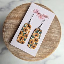Load image into Gallery viewer, Sunflower Mini Bar Earrings
