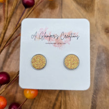 Load image into Gallery viewer, Sand Glitter Studs
