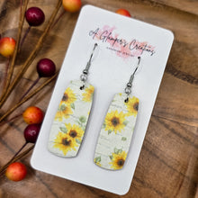 Load image into Gallery viewer, Sunflowers Mini Bar Earrings
