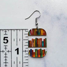 Load image into Gallery viewer, Squoval Acrylic Book Earrings
